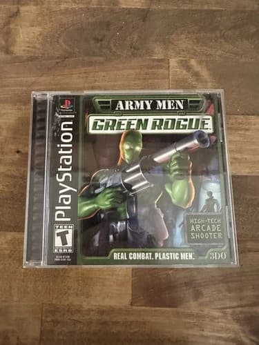 Army Men Green Rogue for PlayStation 1 Complete with Manual. Tested And Working