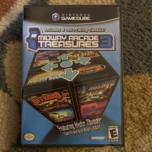 Midway Arcade Treasures 3 (Nintendo GameCube, 2005) Complete With Manual