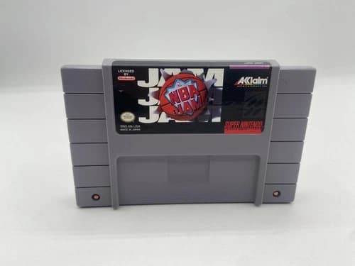 NBA Jam (Super Nintendo SNES) Authentic Original Game Cartridge