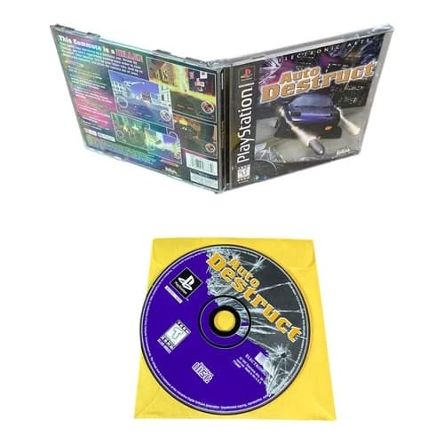 Sony PlayStation 1 PS1 CIB COMPLETE TESTED Auto Destruct