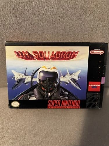 U.N. Squadron Super Nintendo SNES Complete CIB