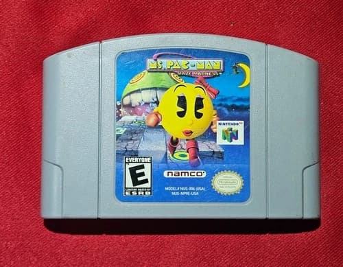 Ms. Pac-Man Maze Madness N64 Nintendo N64, Authentic