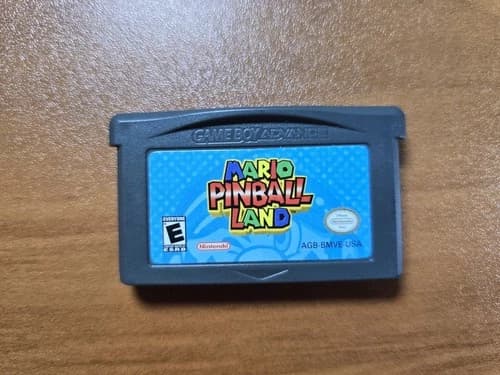 Mario Pinball Land (Nintendo Game Boy Advance GBA 2004) Authentic Cart Tested