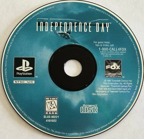 Independence Day (Sony PlayStation 1, PS1) DISC ONLY | NO TRACKING | M1790