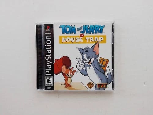 PS1 Tom and Jerry in House Trap (Sony PlayStation I, 2000) Video Game CIB