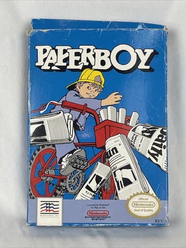 Paperboy (Nintendo Entertainment System, 1988) CIB In Box With Manual