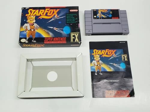 Star Fox Super Nintendo SNES CIB Authentic Tested ***