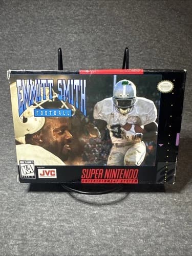 Emmitt Smith Football SNES Super Nintendo Entertainment System CIB 6