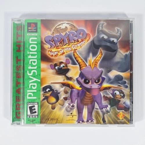 Spyro: Year of the Dragon Sony PlayStation 1 PS1 Complete CIB Greatest Hits