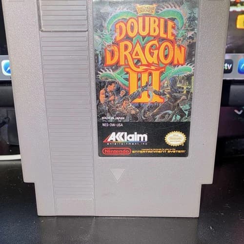 Double Dragon 3 III Nintendo NES Authentic Game, Tested Working