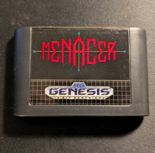 Menacer: 6-Game Cartridge (Sega Genesis, 1992) Game Only | Tested | Authentic