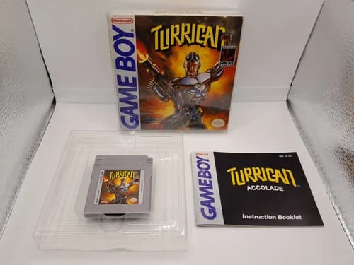 Turrican | Nintendo Game Boy Original NTSC USA | Boxed w/ Manual, Good Condition