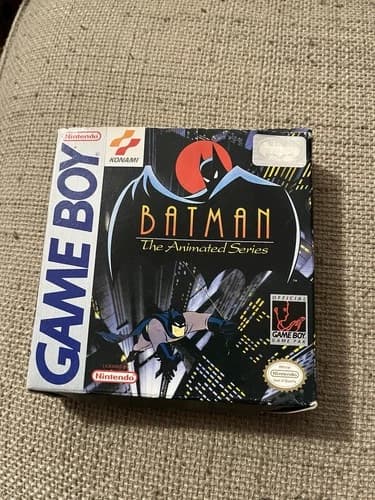 Nintendo Gameboy Batman the Animated Series 1993 Authentic In Box With Manual