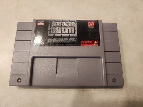 RoboCop vs. The Terminator for Super Nintendo System Video Game Cart Tested