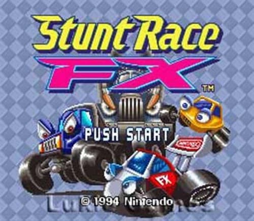 Stunt Race Fx - SNES Super Nintendo Game