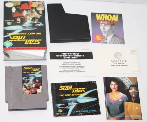 Star Trek The Next Generation NES Nintendo Complete