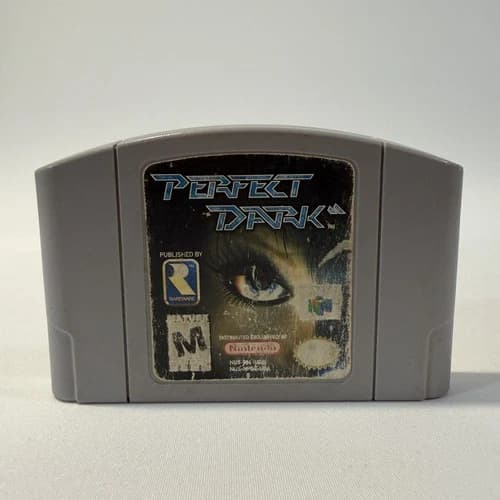 Perfect Dark N64 Rareware Nintendo 64 FPS Shooter Action Video Game Cartridge