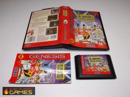 Dr. Robotnik's Mean Bean Machine COMPLETE BOX - Sega Genesis - 58a