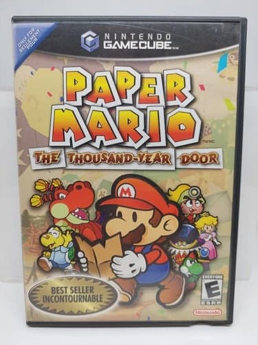 Paper Mario: The Thousand-Year Door (Nintendo Gamecube, 2004) COMPLETE CIB