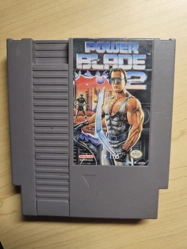 Power Blade 2 NES Authentic Tested & Working rare