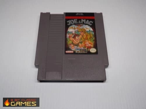 Joe & Mac GAME ONLY - NINTENDO NES - 427a