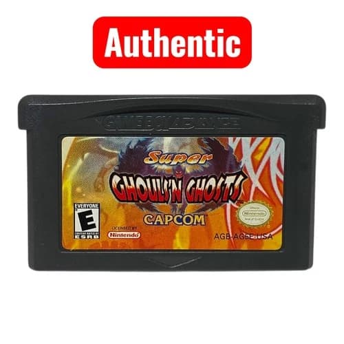 Super Ghouls 'N Ghosts (Nintendo Game Boy Advance, 2002) Authentic Tested K8