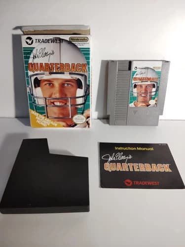 John Elway's Quarterback Nintendo Entertainment System NES CIB Complete