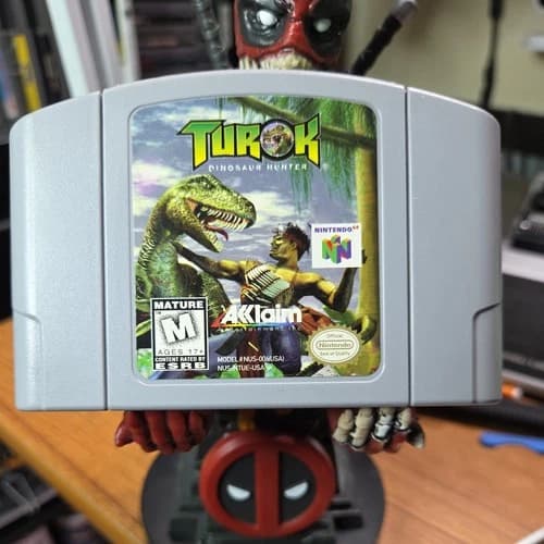 Turok: Dinosaur Hunter 1997 Nintendo 64 N64 Authentic Tested Working