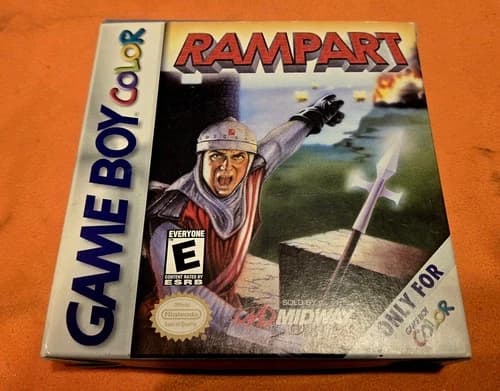Rampart Game Boy Color Complete in Box
