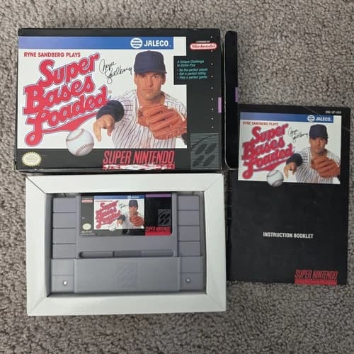 Super Bases Loaded Super Nintendo Entertainment System SNES CIB