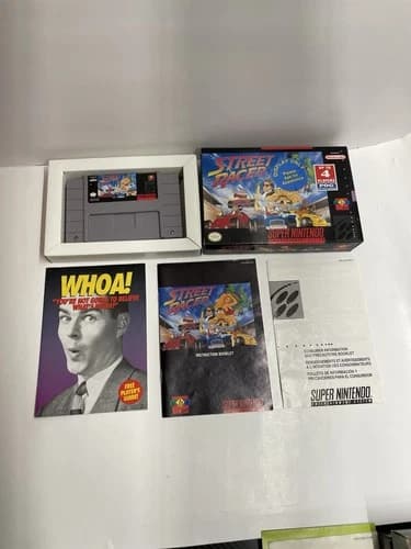 Street Racer (SNES) Super Nintendo CIB Complete Box Ubisoft 1994 RARE
