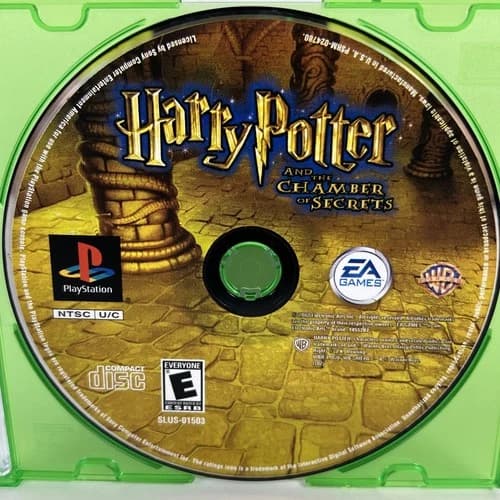 Harry Potter and the Chamber of Secrets (Sony PlayStation 1) Disc Only - Works
