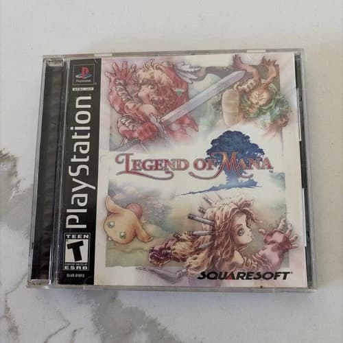PS1 Legend of Mana (Sony PlayStation 1, 2000) Complete w/ Registration TESTED!!!