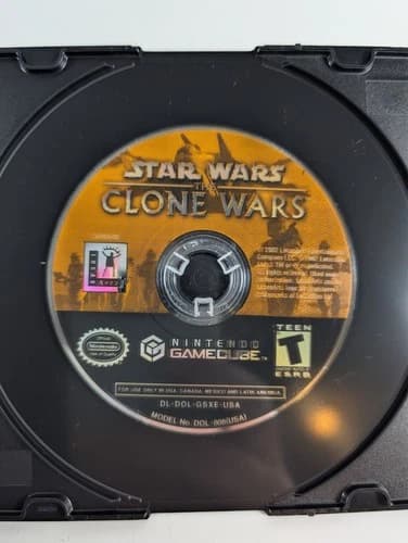 Star Wars The Clone Wars Nintendo GameCube Game Disc Only Tested Works - Nice