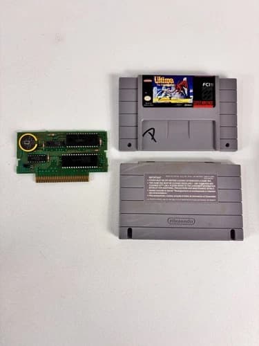 Ultima The False Prophet (Super Nintendo SNES) Tested *New Battery* Authentic