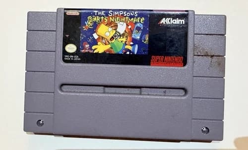 Acclaim The Simpsons: Bart's Nightmare for SUPER NES SNES NTSC-U/C (US/CA)