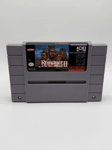 Romance of the Three Kingdoms II 2 Super Nintendo SNES Authentic (Cart Only)