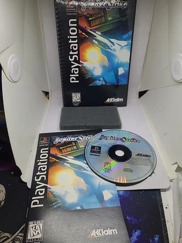 Jupiter Strike Playstation 1 PS1 Long Box CIB Complete Tested Working! Authentic