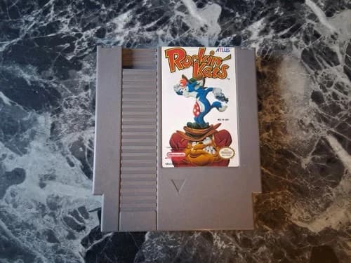 Rockin' Kats Nintendo NES Authentic Tested Contacts Cleaned