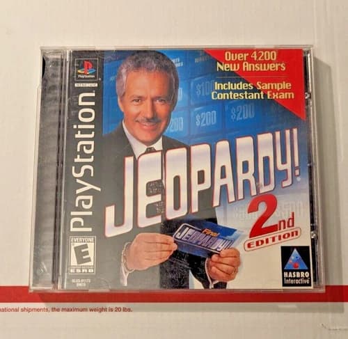 Jeopardy 2nd Edition Sony PlayStation 1 PS1 Complete