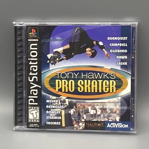 Tony Hawk's Pro Skater Sony PlayStation 1 PS1 Skateboarding Game T NTSC-U/C CIB