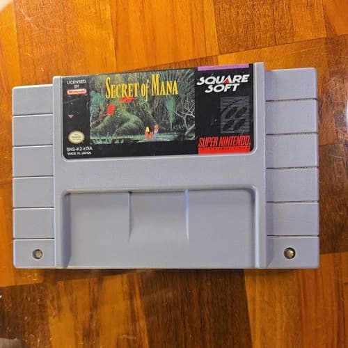 Secret of Mana SNES Authentic Tested & Working - Super Nintendo Cart Only