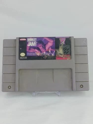 Barkley Shut Up and Jam! (Super Nintendo, 1994) Tested Working SNES Video Game