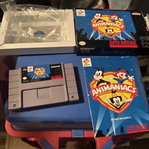 Animaniacs (Super Nintendo SNES) Complete - Tested - Authentic