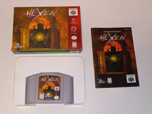 Hexen - Nintendo 64 N64 - CIB Complete in box with manual