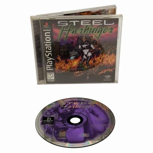 Steel Harbinger (Sony PlayStation 1, 1996) PS1 CIB Complete w/ Manual Tested