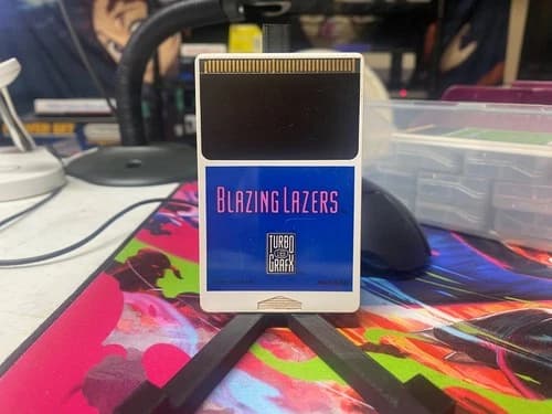 Blazing Lazers TG16 HuCard Only (TurboGrafx-16, 1989) Authentic Tested & Works!