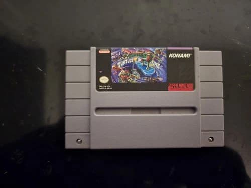 Teenage Mutant Ninja Turtles IV Turtles in Time - SNES 1992 - Authentic