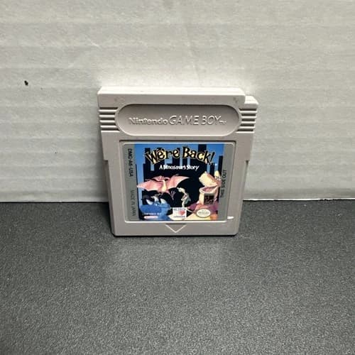 We're Back A Dinosaur Story Nintendo Game Boy Cleaned & Tested See Photos Tested