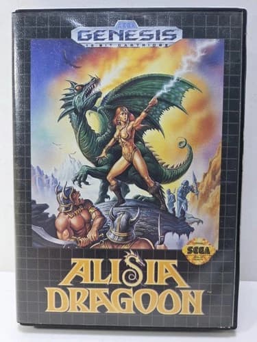 Alisia Dragoon - Authentic Original game for Sega Genesis - WORKING